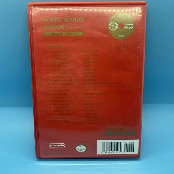 Super Mario All-Stars History CD Soundtrack 25th‎ Anniversary Edition & Booklet - Picture 3 of 3